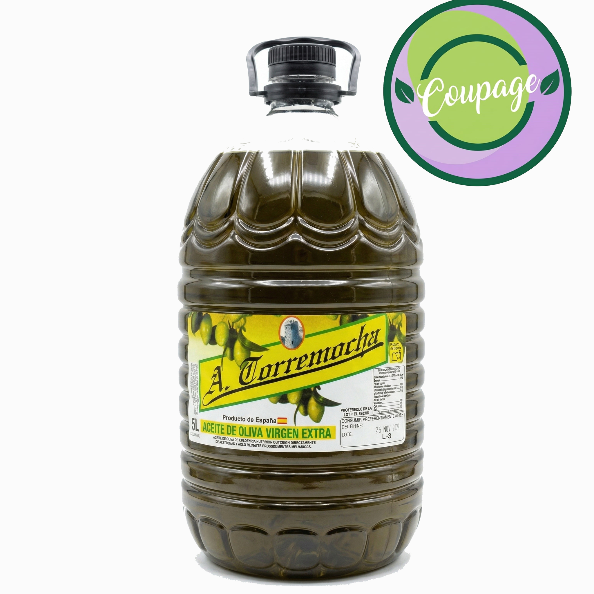 Garrafa de Aceite de Oliva Virgen Extra Multivarietal